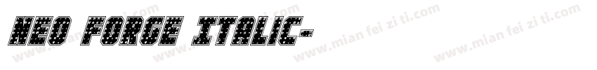Neo Forge Italic字体转换